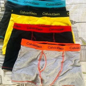 Calvin Klein Briefs - Black, Yellow, Red, Orange, Blue